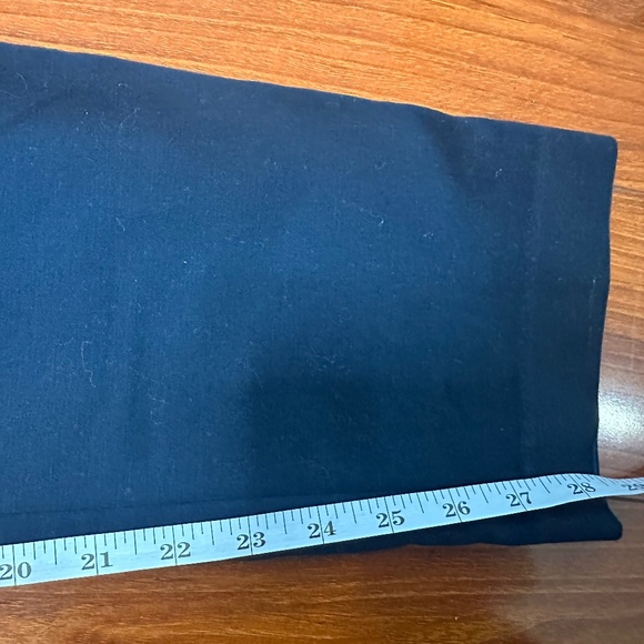 Michael Michael Kors Navy Ankle Pants with Gold Zipper Detail – Size 10 - Picture 7 of 7